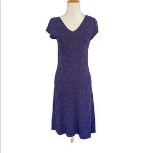 Marc New York Andrew Marc Purple Fit and Flare Dress